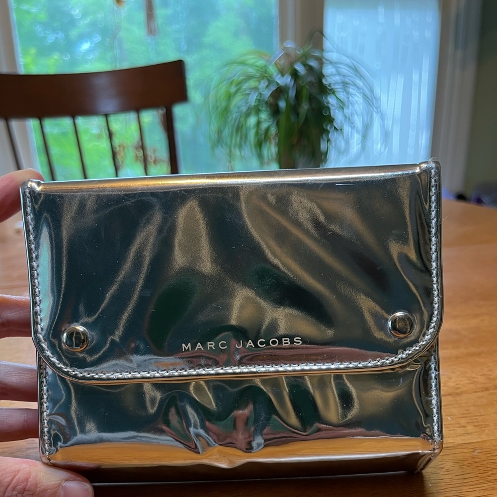Marc Jacobs Silver Cosmetics Case - image 1